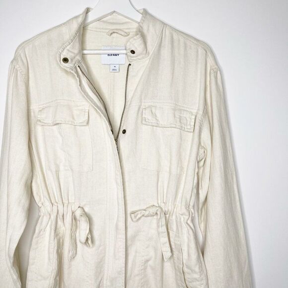 OLD NAVY Safari Utility Linen Blend Jacket - Picture 2 of 9